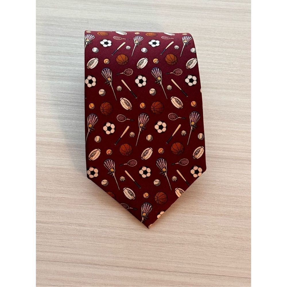 Jos. A. Bank  The Miracle Collection Silk Tie “Games”